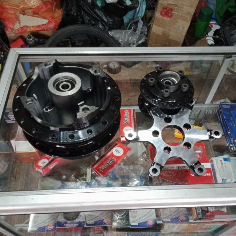 depan belakang Supra Gtr150r tromol SYS