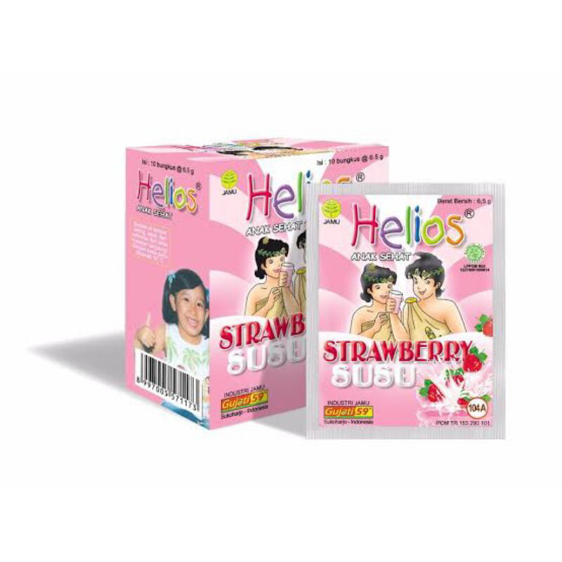 

JAMU HELIOS SUSU STRAWBERRY ANAK SEHAT 10 BKS