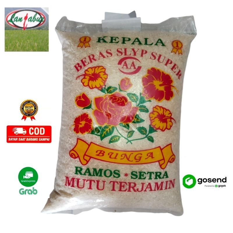 

Beras Cap Bunga Medium 5Liter