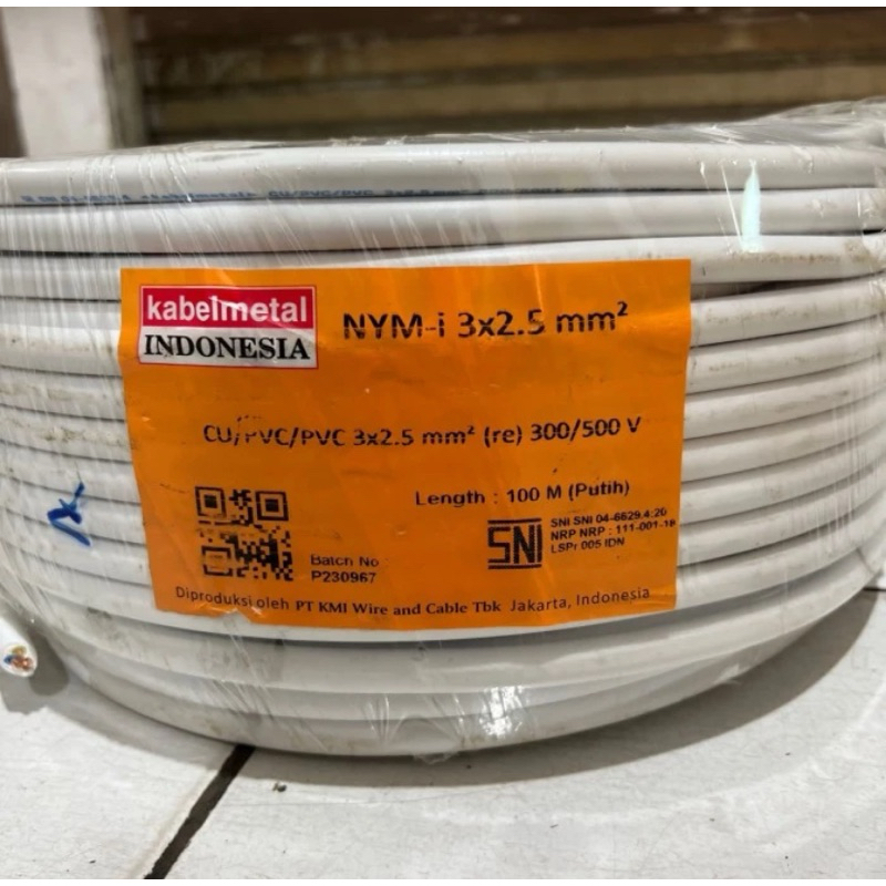 Kabel NYM 3x2,5mm Kabelmetal 100m Original