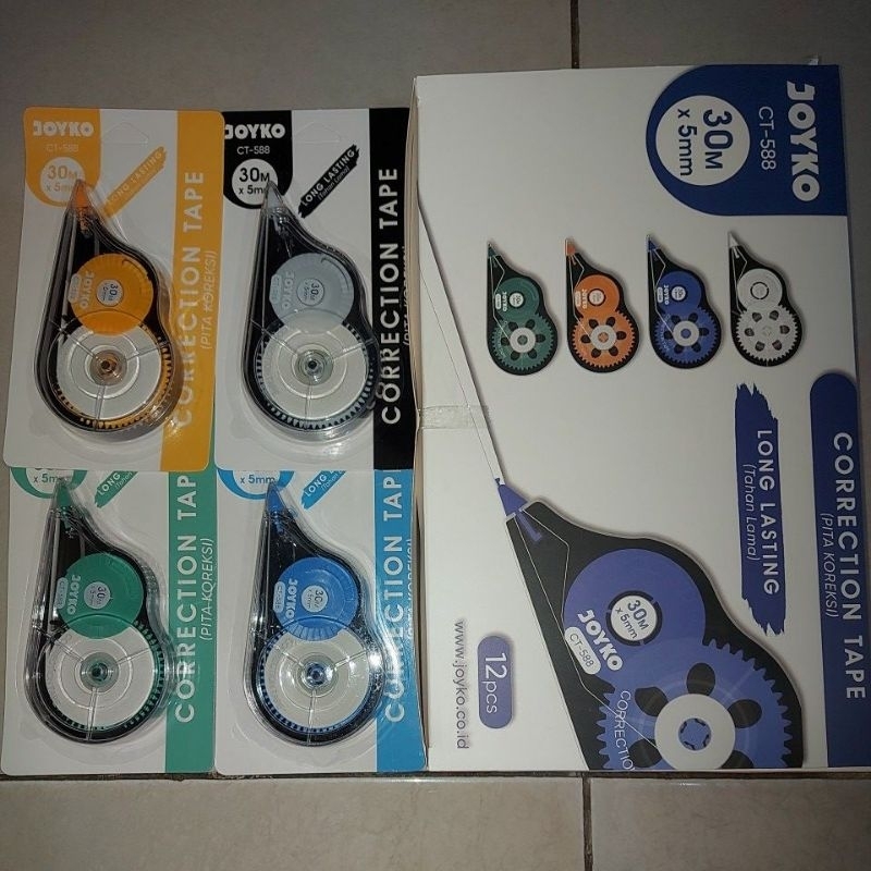 

Correction Tape CT-588 Joyko (Harga 1 pcs)