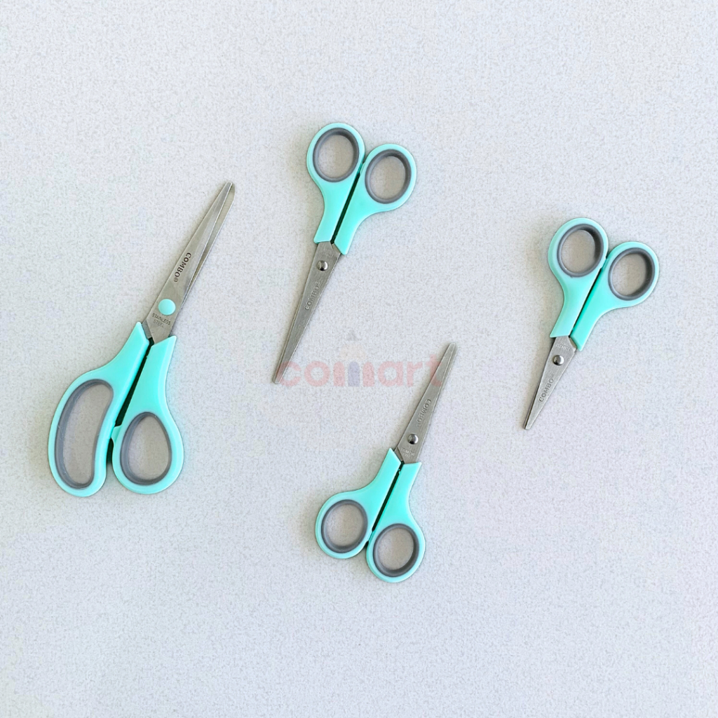 

1Pcs Gunting Stainless Steel Combo Ukuran "S" 140R-2TPC - "M" 150R-2TPC - :L" 160R-2TPC - "XL" 180R-2TPC Warna Macaron - School and Children Scissors
