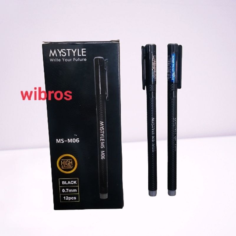 

MYSTYLE Gelpen Pena jel Pulpen 12 pcs MS-M06