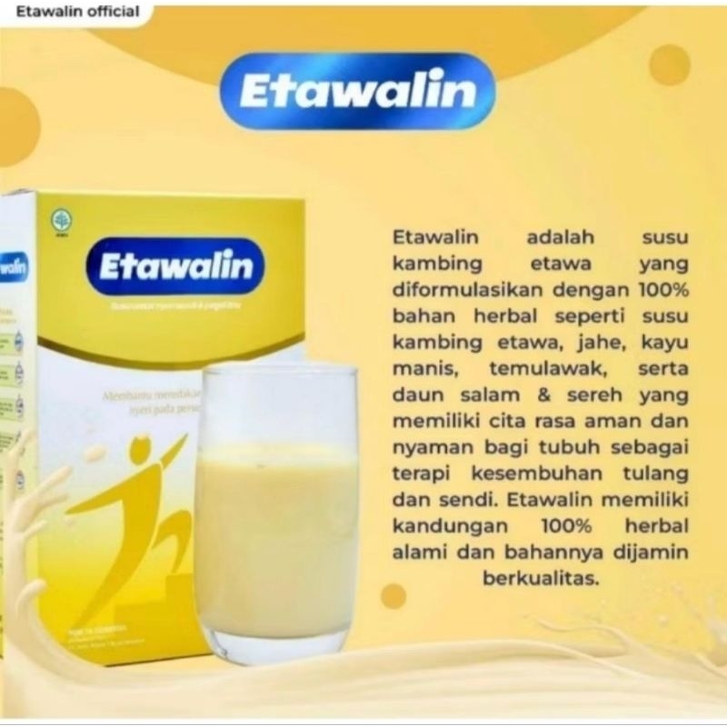 

Susu Etawalin - Untuk Atasi Asam Urat Radang Nyeri Sendi Pegal Linu