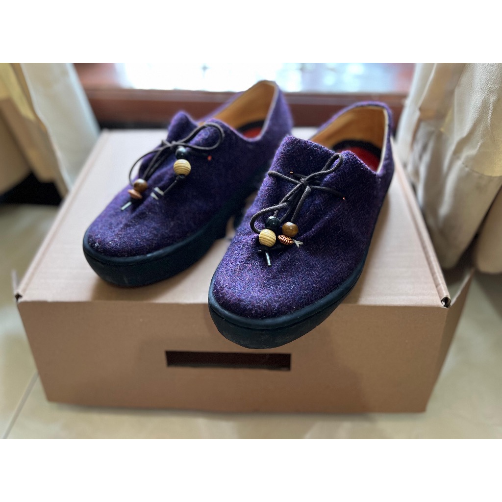 PRELOVED-Exodos57 Maroso - Purple - Unisex (2nd) Like New - Sepatu Loafers size 39 (25.8cm)