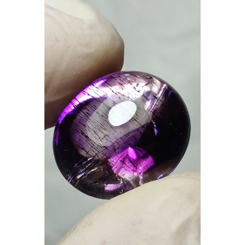 kecubung ungu rambut merah