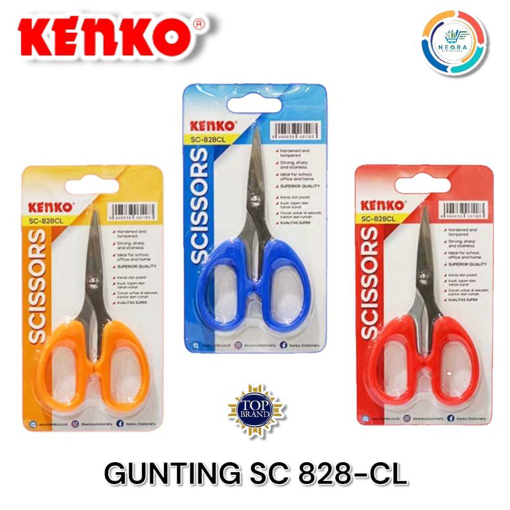 

Kenko Gunting Kecil Scissor SC-828 CL | @ 1 Pcs