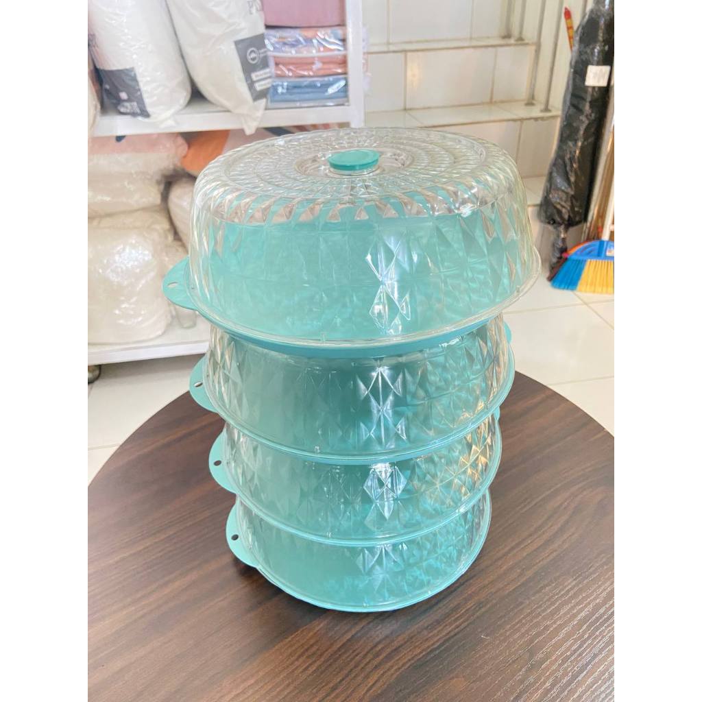 [HSHD] Tudung Saji Kristal-tudung Saji 4 Susun-tudung Saji Makanan Mewah-tudung Saji Estetik