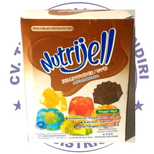 

JELLY NUTRIJEL , JELLY BUBUK , COKLAT DAN DARK COKLAT, 1PACK / 1KOTAK