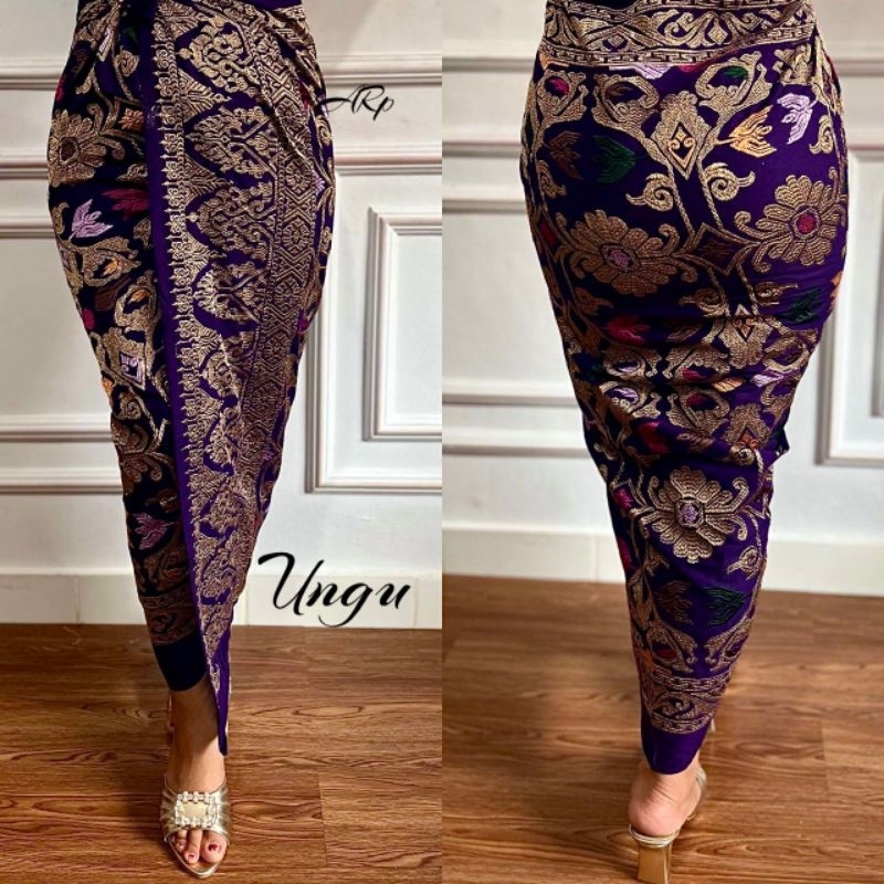 Kamen Bordir Songket Permata | Kamen Bali Lembaran