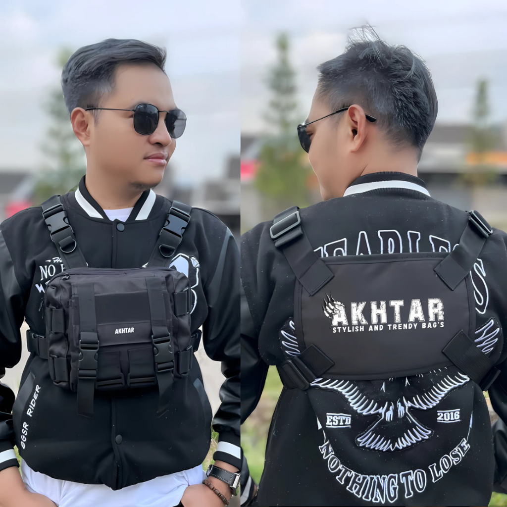 Tas Depan Dada Tactical Pria Akhtar Zhian