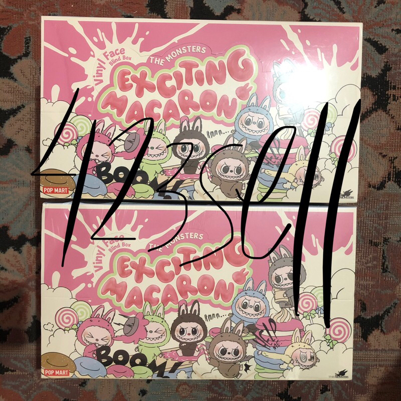 [READY] ORIGINAL ‼️ LABUBU EXCITING MACARON VERSI 1 SEALED POPMART ORI NEW KEYCHAIN SOY MILK LYCHEE 