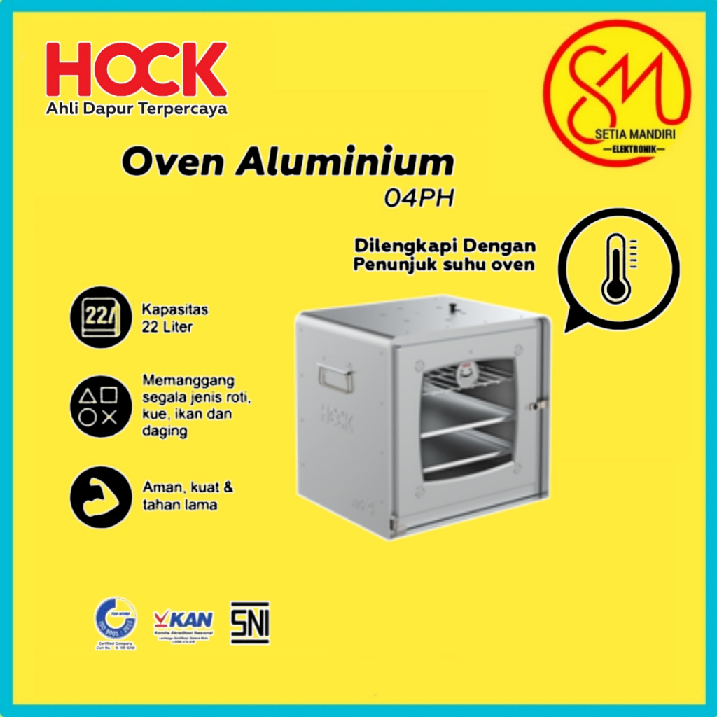 Hock Oven Kompor Tangkring Aluminium 04 Putaran Hawa OAL04PH