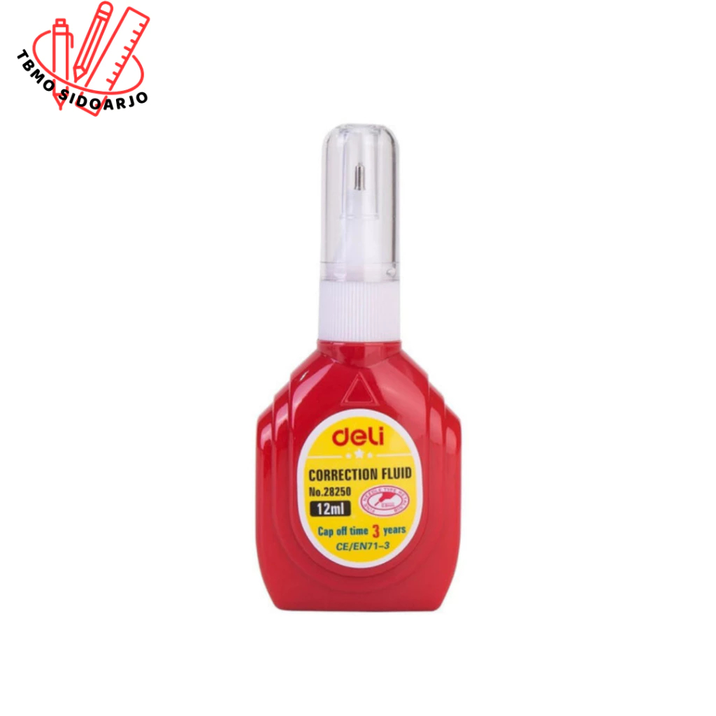 

Deli Correction Pen Cair Merah 10ML C28250N-OCSB