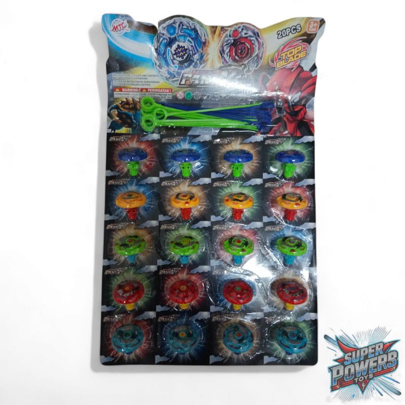 Mainan Gangsing Tarik Beyblade / Mainan Gangsing Beyblade Murah / Gangsing Tarik Beyblade Lembar
