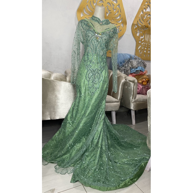 gaun pengantin second