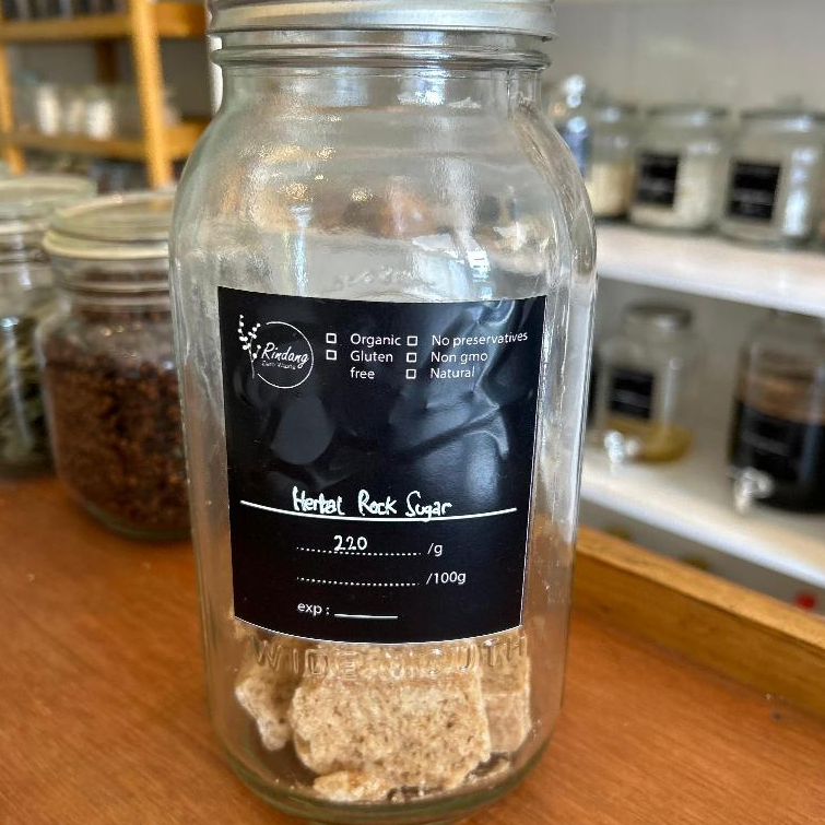 

herbal rock sugar 100 gram
