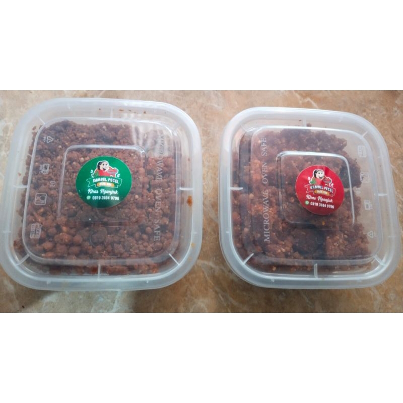 

sambal pecel Buk Sri khas Nganjuk kemasan 250gr
