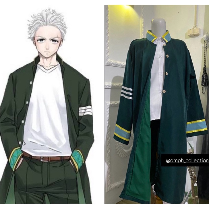 Tawaran Jubah Jaket Parka Anime Cosplay Hajime Umemiya Ketua Bofurin Captain Fuurin Hh Wind Breaker 