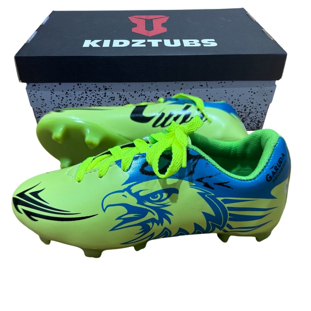 KIDZTUBS Sepatu Bola Anak Anak Laki Laki Perempuan Cowok Cewek Tanggung Kecil Umur Usia PAUD TK SD S