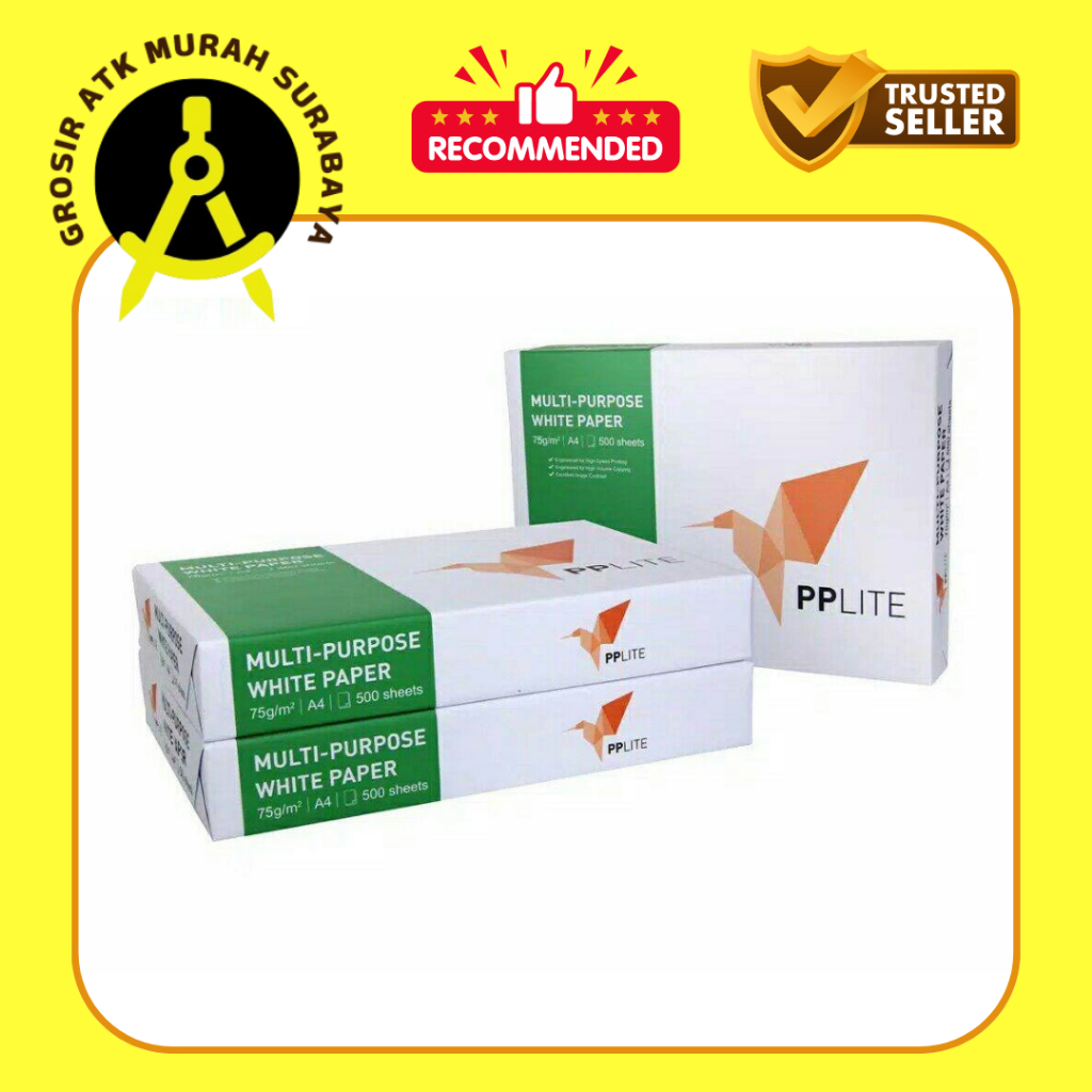 

Kertas HVS PP Lite Copy Paper Print Fotocopy A4 75 gram gsm