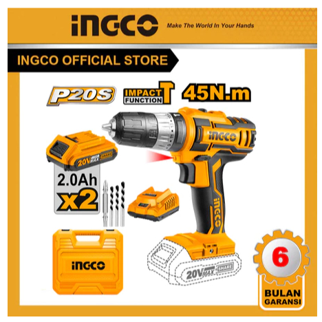 Bor Tembok Beton Hemat Eco Impact Drill INGCO CIDLI200215