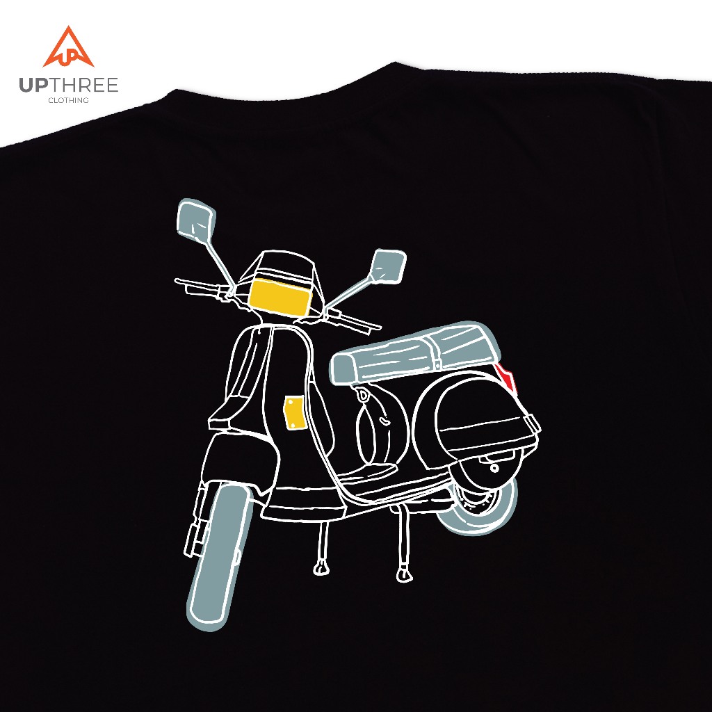 KAOS VESPA EXCEL PREMIUM COTTON COMBAT 24s / Kaos EXCEL / Premium Design