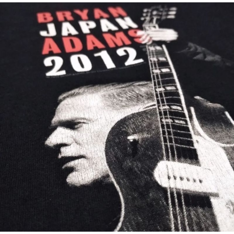 baju kaos band tour bryan adams japan 2012