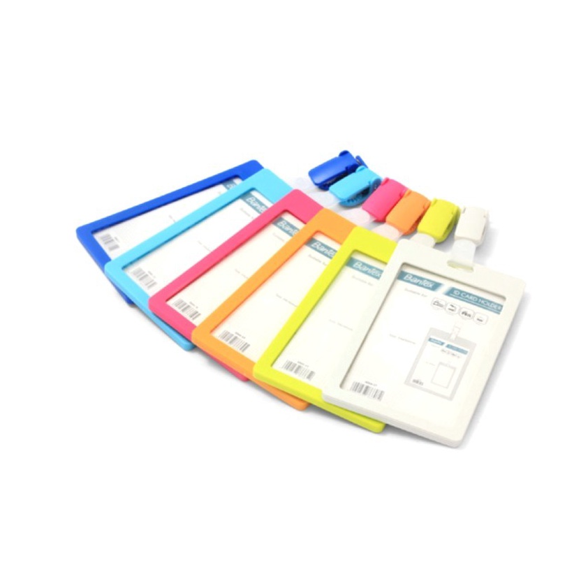 

Grosir Promo BANTEX ID Card Lanyard Name Tag Holder With Clip Portrait 8866