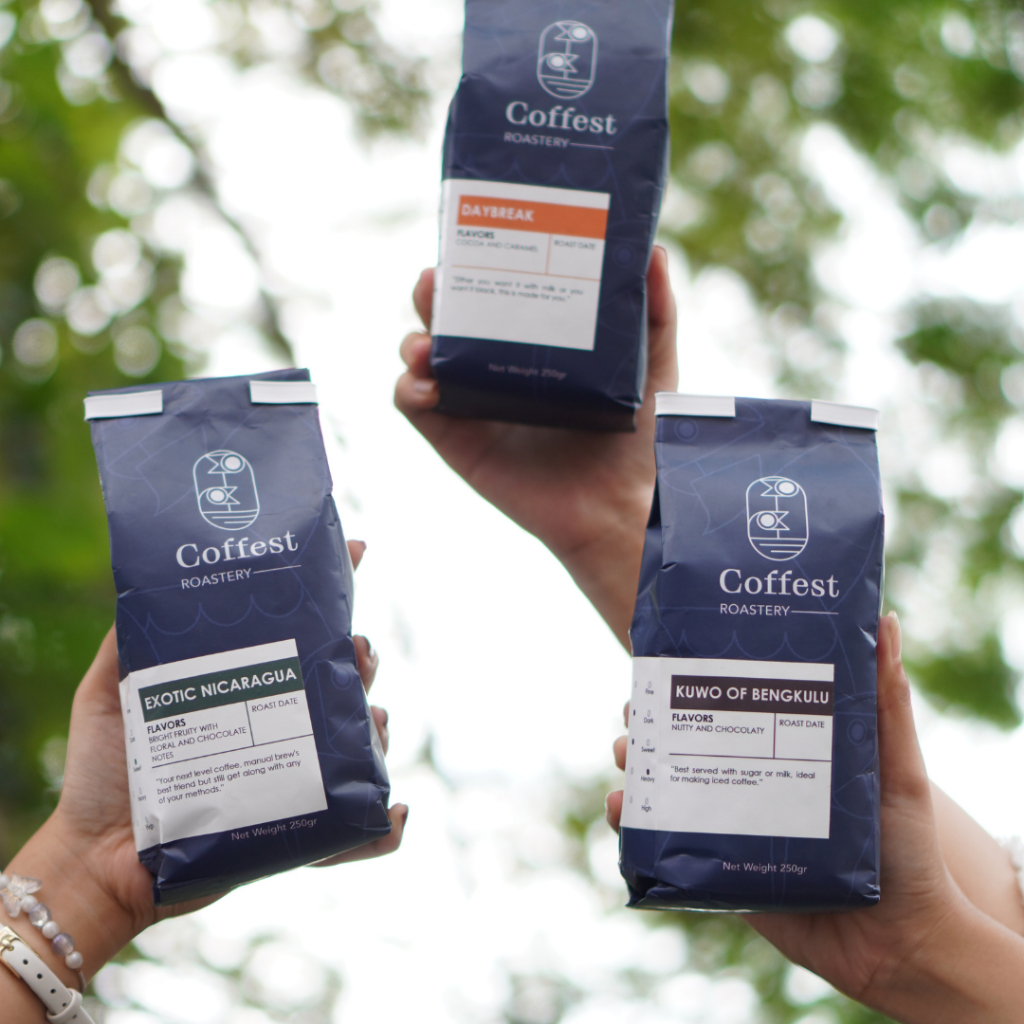 

Coffest Roastery - Bitter Sweet Elixir 250 gram - Roast Beans Biji Bubuk Kopi Blend 50/50 Arabika Robusta