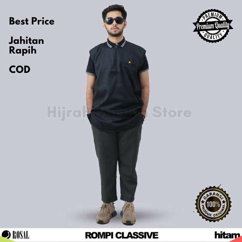 Baju Muslim Rompi Shalat Classive ROSAL - Rompi Shalat Pria Dewasa