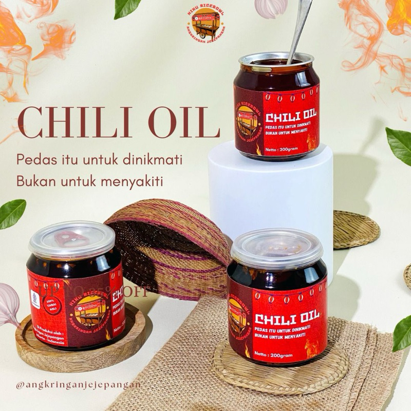 

Chili Oil Jejepangan / Sambal Pedas / Minyak Cabai