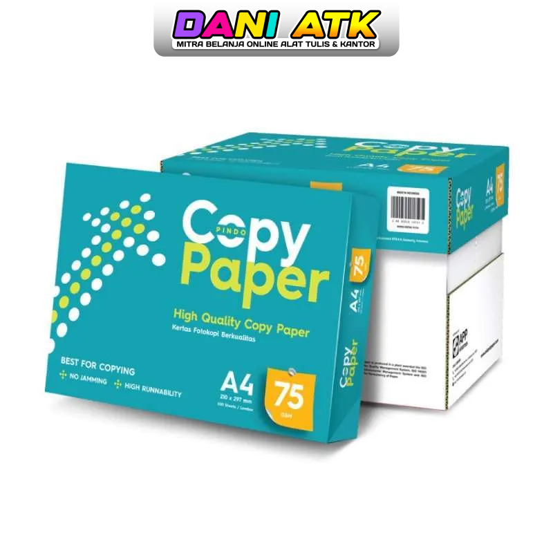 

Kertas HVS A4 Copy Paper 75 gsm (Isi 500 Lembar / 1 Rim)