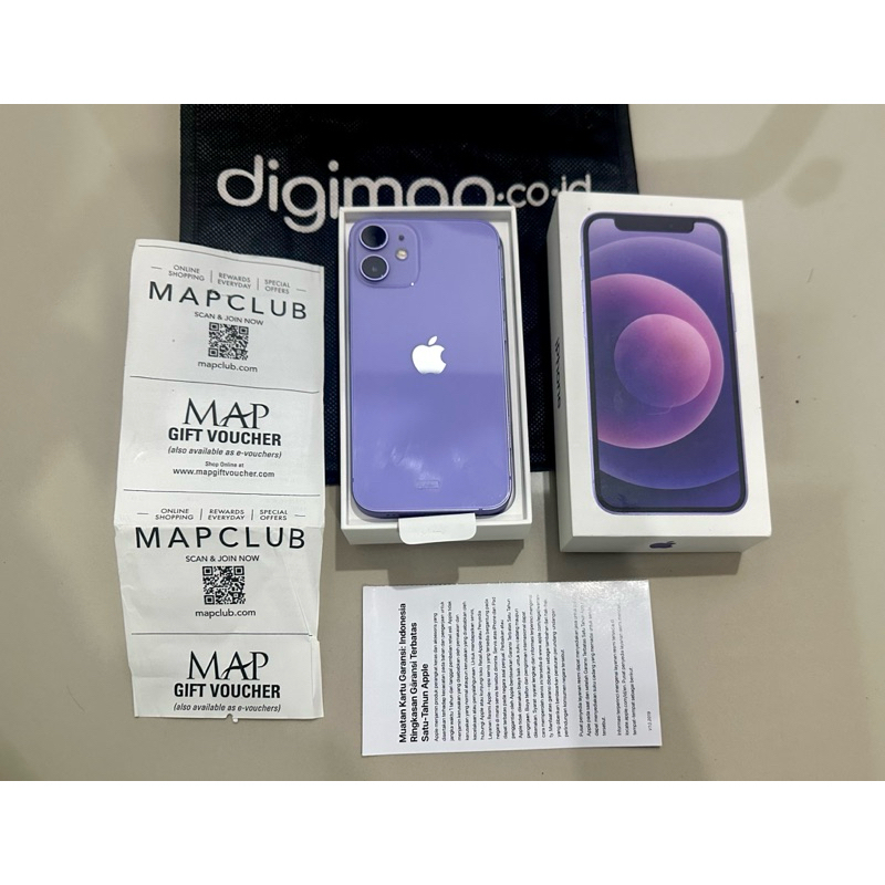 iPhone mini 12 128Gb 64gb ex iBox Second Original - Purple