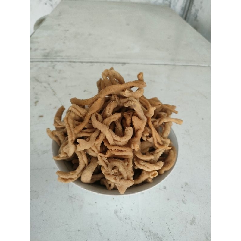 

kripik usus ori 1kg