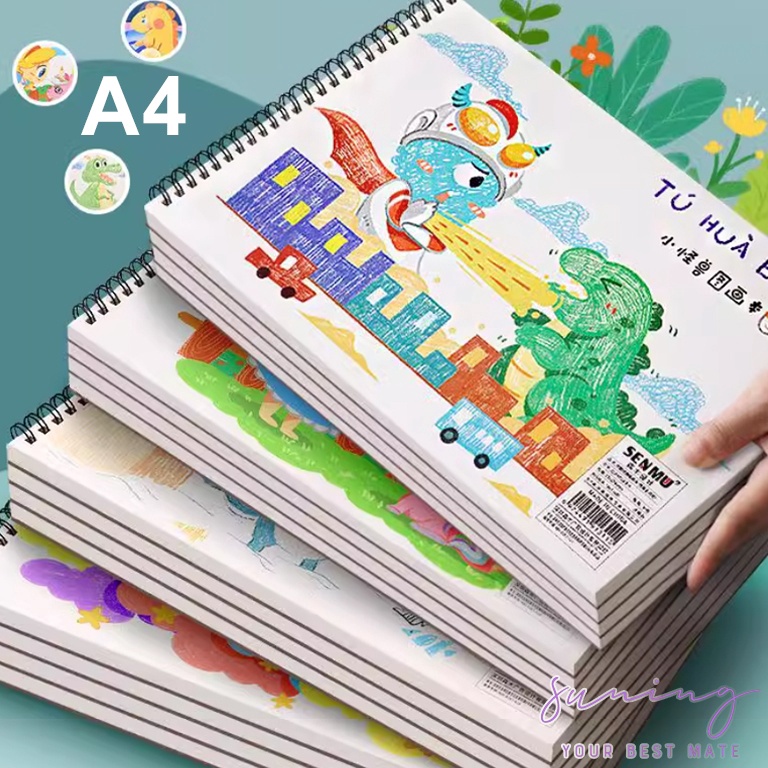 

Banyak Promo WaterColor Book Kertas Buku Lukis 35 Lembar Buku Gambar Desain Melukis Water Colour Paper Cat Air Tebal 1gsm Lukis