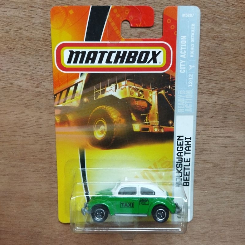 Matchbox Volkswagen Beetle Bug Taxi