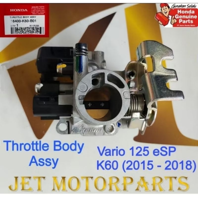 16400K60B01 Throttle Body Assy Vario 125 2015 - 2018 Asli atau Ori Honda AHM