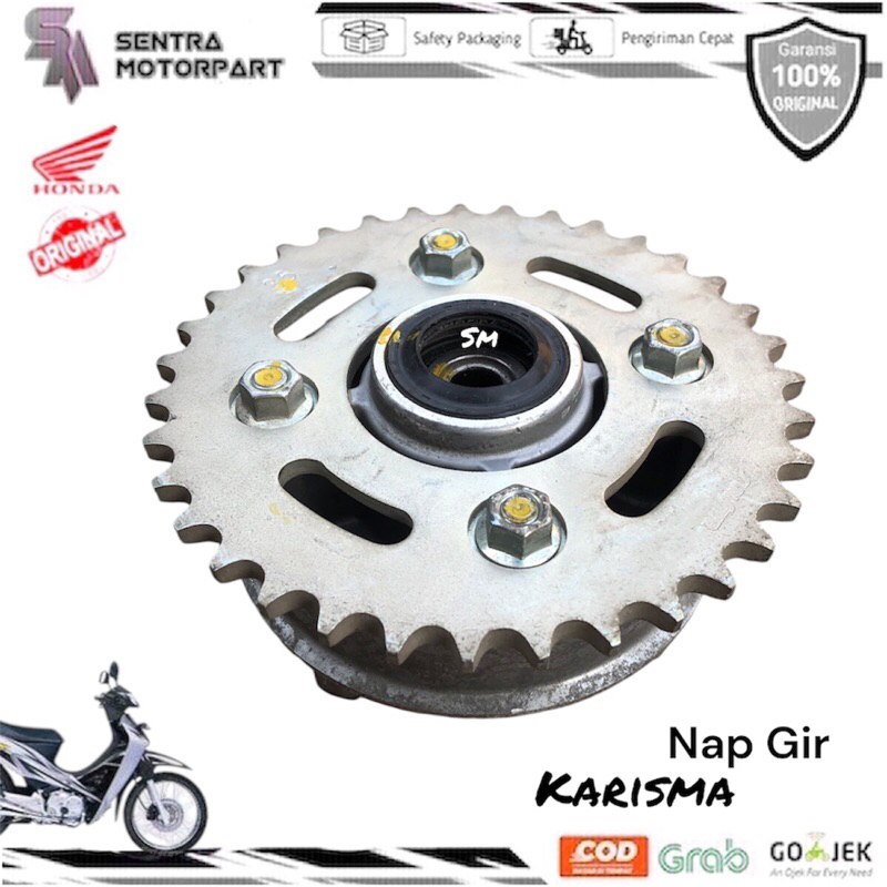 Panel nap gir gear assy komplit supra x 125 karbu supra x 125 batman 2007 karisma original