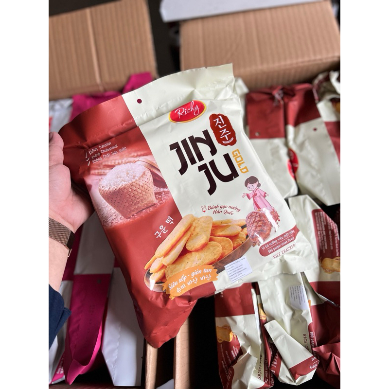 

JINJU RICE CRACKER BBQ FLAVOR 134gr
