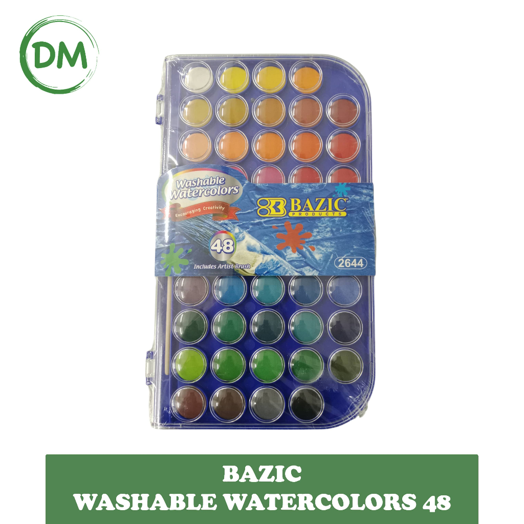 

DM- WATERCOLOR CAKE WASHABLE BAZIC 48 WARNA