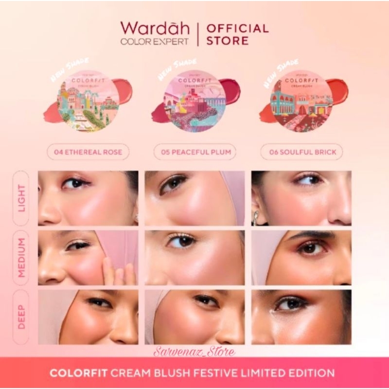 Wardah Colorfit Cream Blush - Blush on Cream