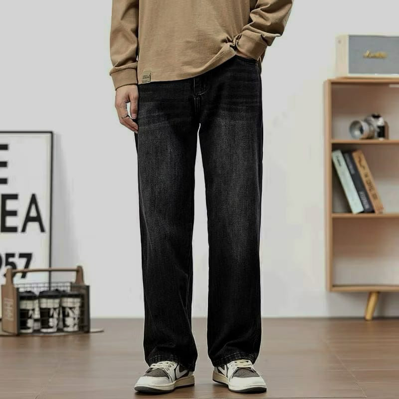 Celana jeans pria korean style/Celana jeans kulot pria/skena jeans pria