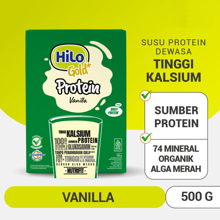 

Hilo Gold Protein 500g - Susu Tinggi Kalsium Lebih Rendah Lemak