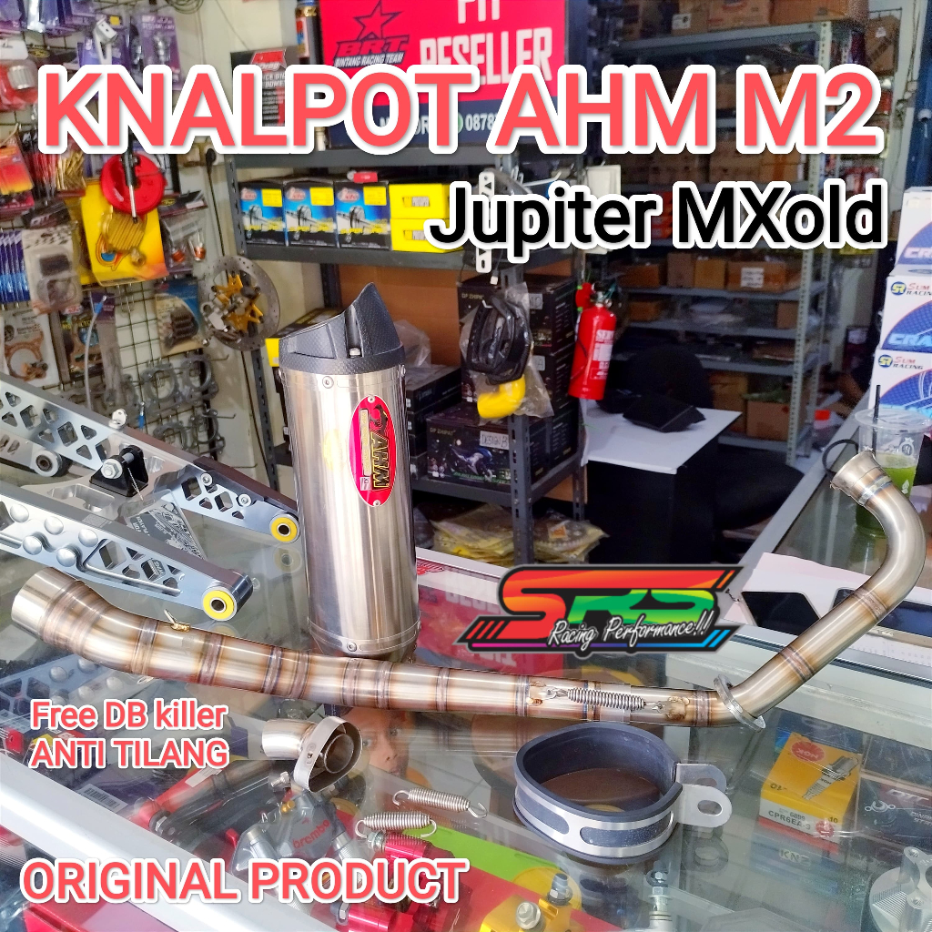 Knalpot Racing AHM M2 Import Malaysia Original Jupiter Mx old