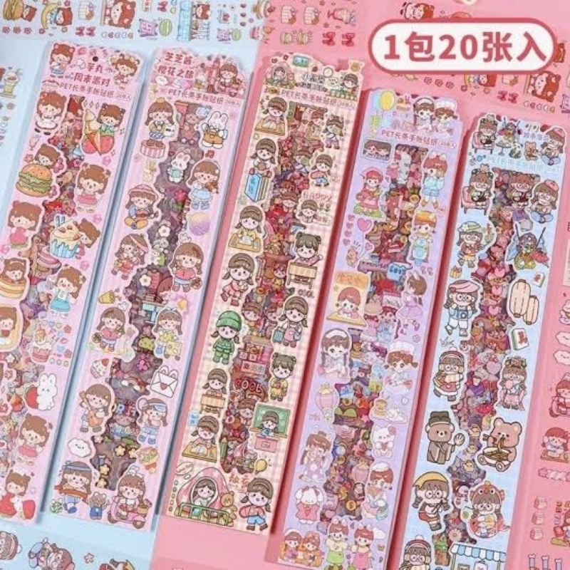 

Sticker Karakter Momo Sanrio Lotso / Stiker Karakter Panjang Mainan Anak / Stiker Karakter Sanrio Glitter (1pcs / 1 lembar)