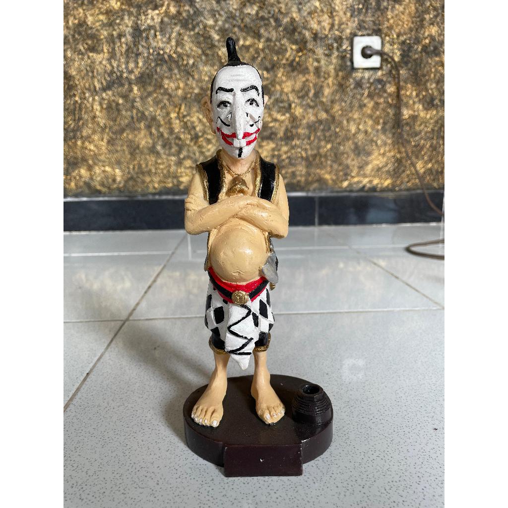 Miniatur Patung Petruk Tulakir Fiberglass / Hiasan Rumah / Miniatur / Punokawan