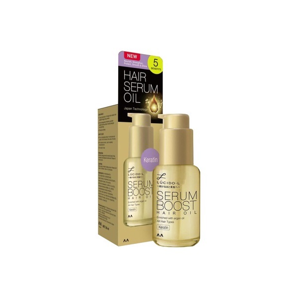 Lucido-L Serum Boost Hair Serum Keratin 50ml / Hair Serum Oil / Serum Rambut