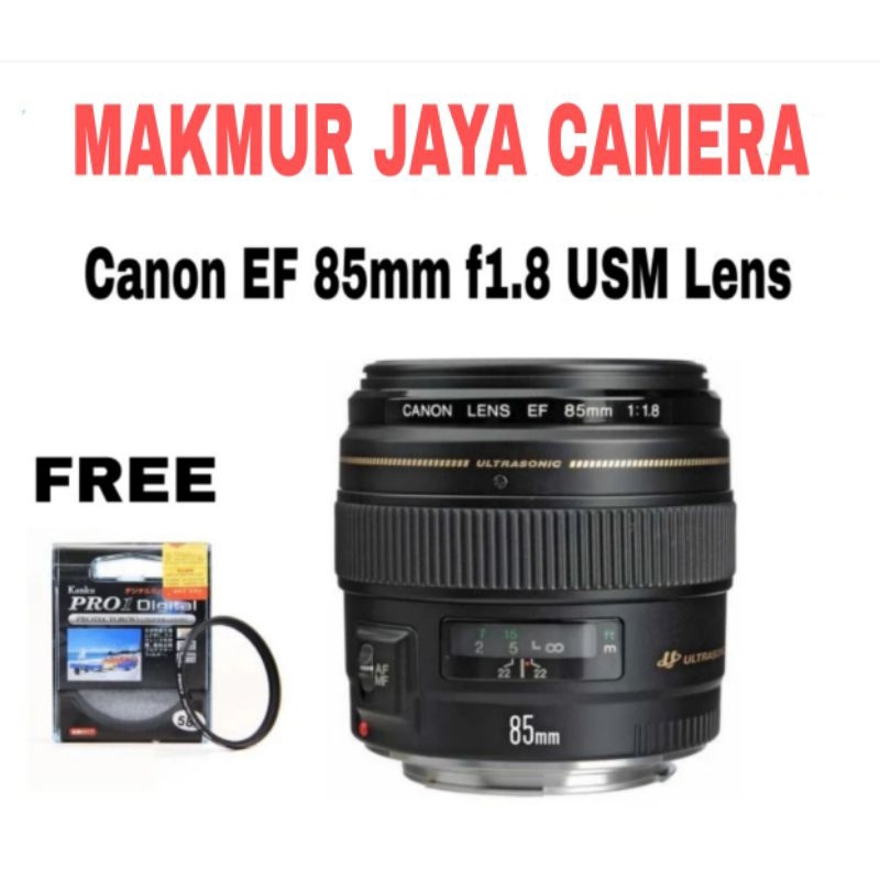 LENSA CANON EF 85MM F1.8 USM
