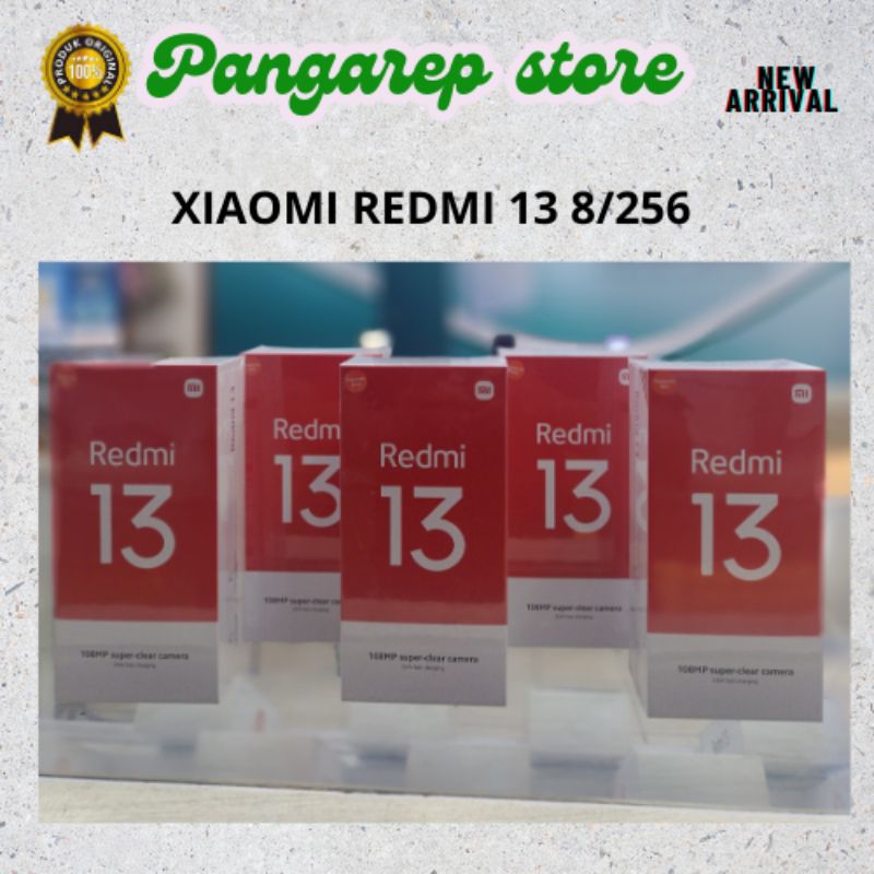 Xiaomi redmi 13 8/256 new garansi resmi official Pangarep store